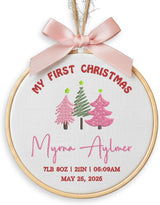 Personalized Baby's First Christmas Ornament — 10