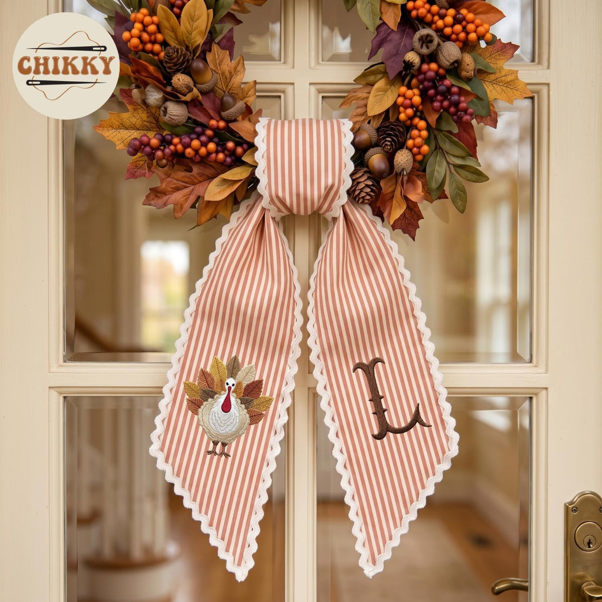 Autumn Personalized Wreath Sash — image 4