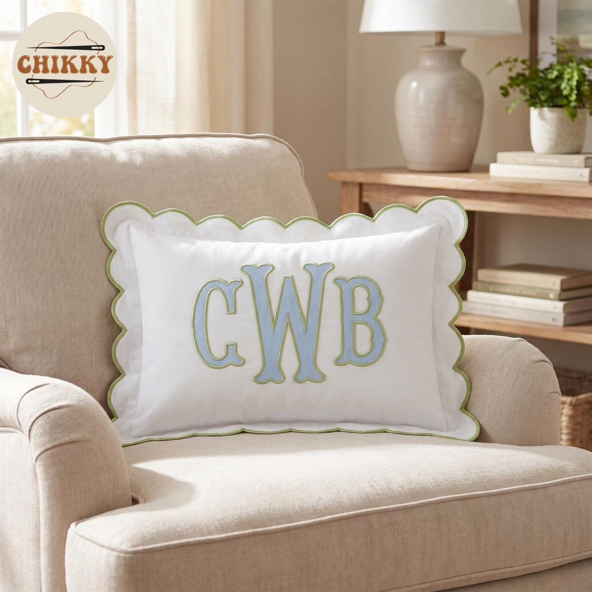 Personalized Embroidered Pillow Cover — image 6