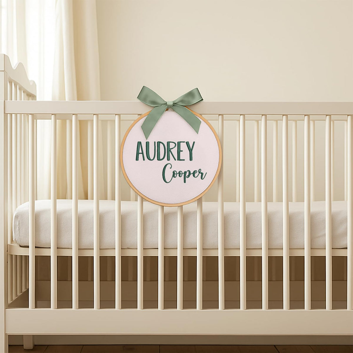 Personalized Embroidered Baby Name Hoop — 15 — image 5