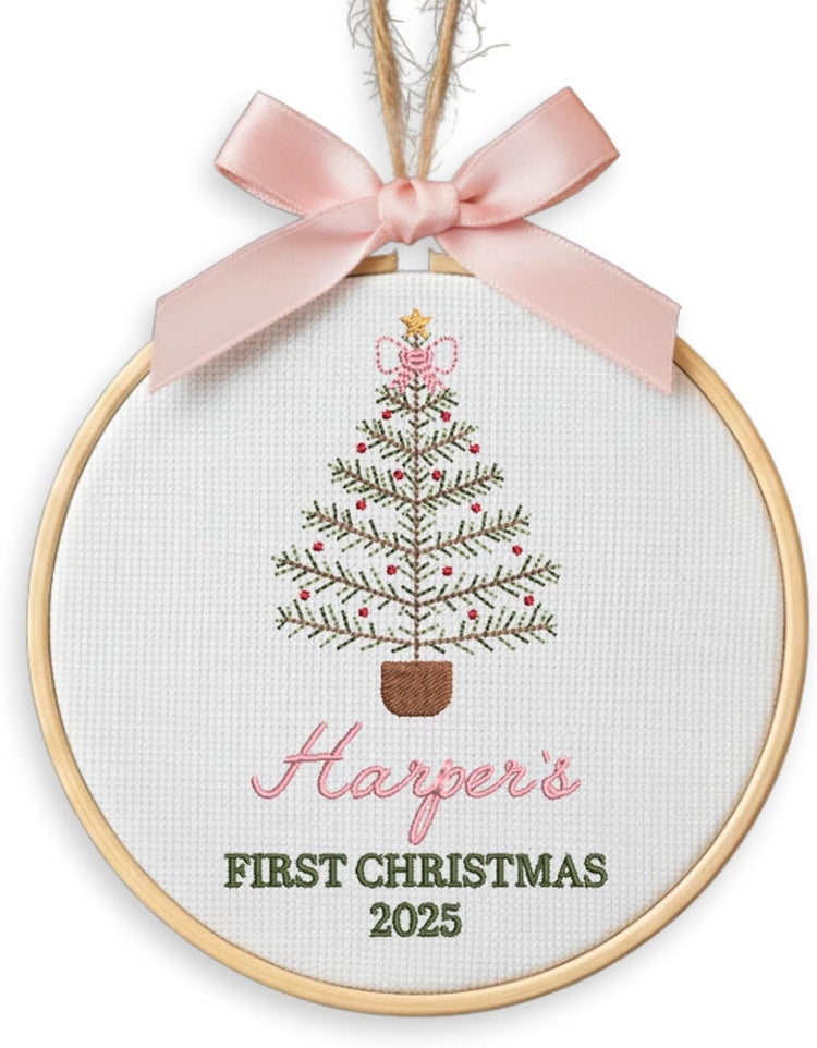 Personalized Baby's First Christmas Ornament — 5