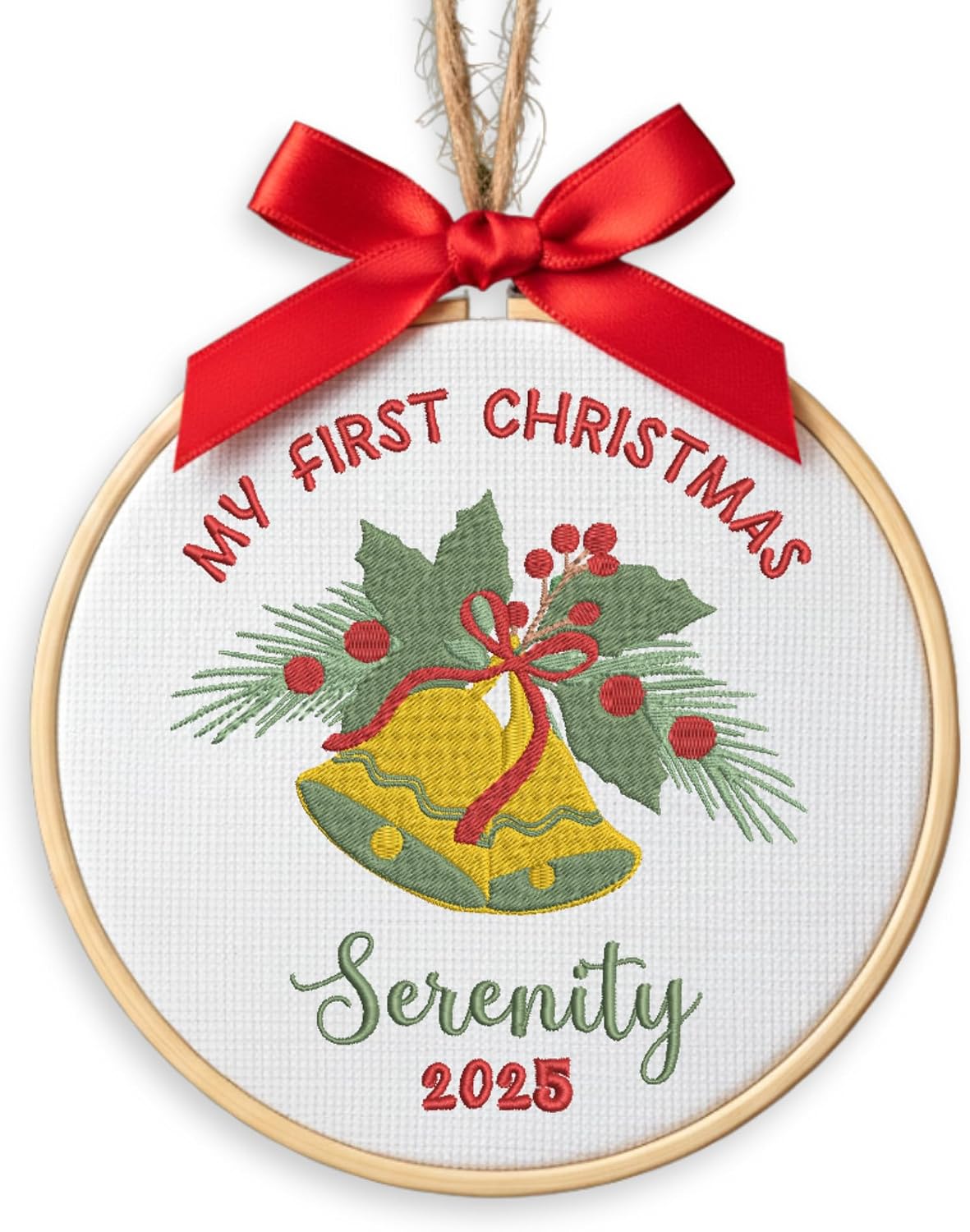Personalized Baby's First Christmas Ornament — 11