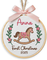Personalized Baby's First Christmas Ornament — 6