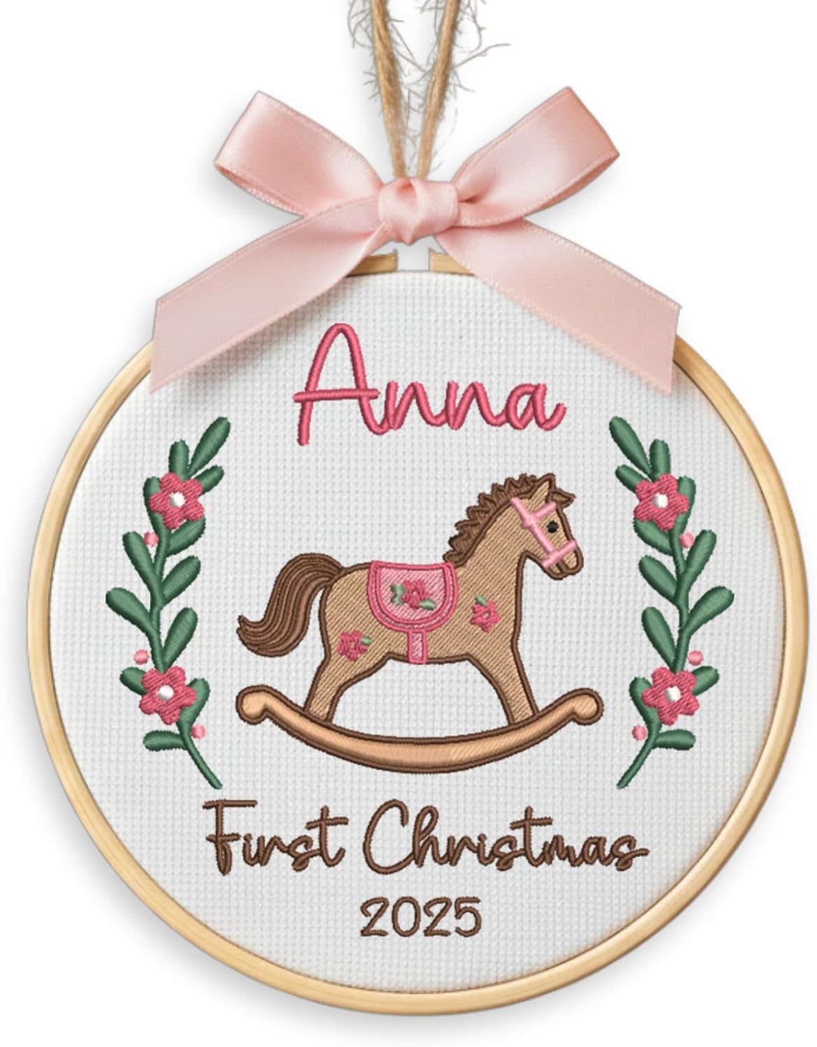Personalized Baby's First Christmas Ornament — 6