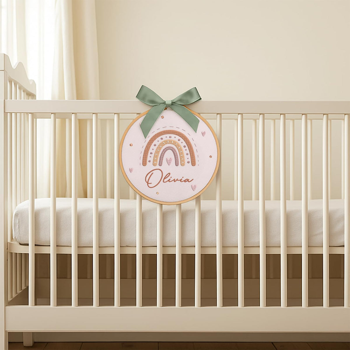 Personalized Embroidered Baby Name Hoop — 7 — image 6