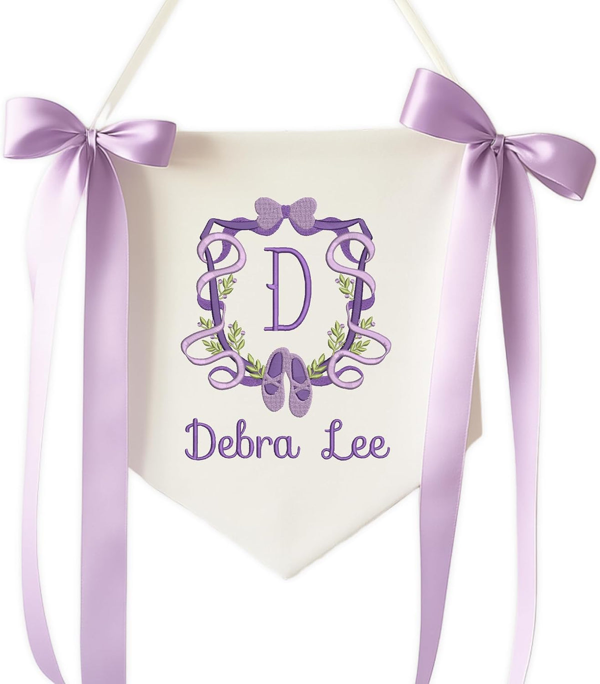 Personalized Embroidered Baby Name Banner — 2