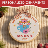 Personalized Baby's First Christmas Ornament — 4 — image 8