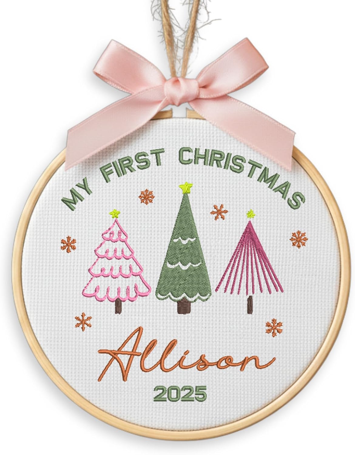 Personalized Baby's First Christmas Ornament — 7