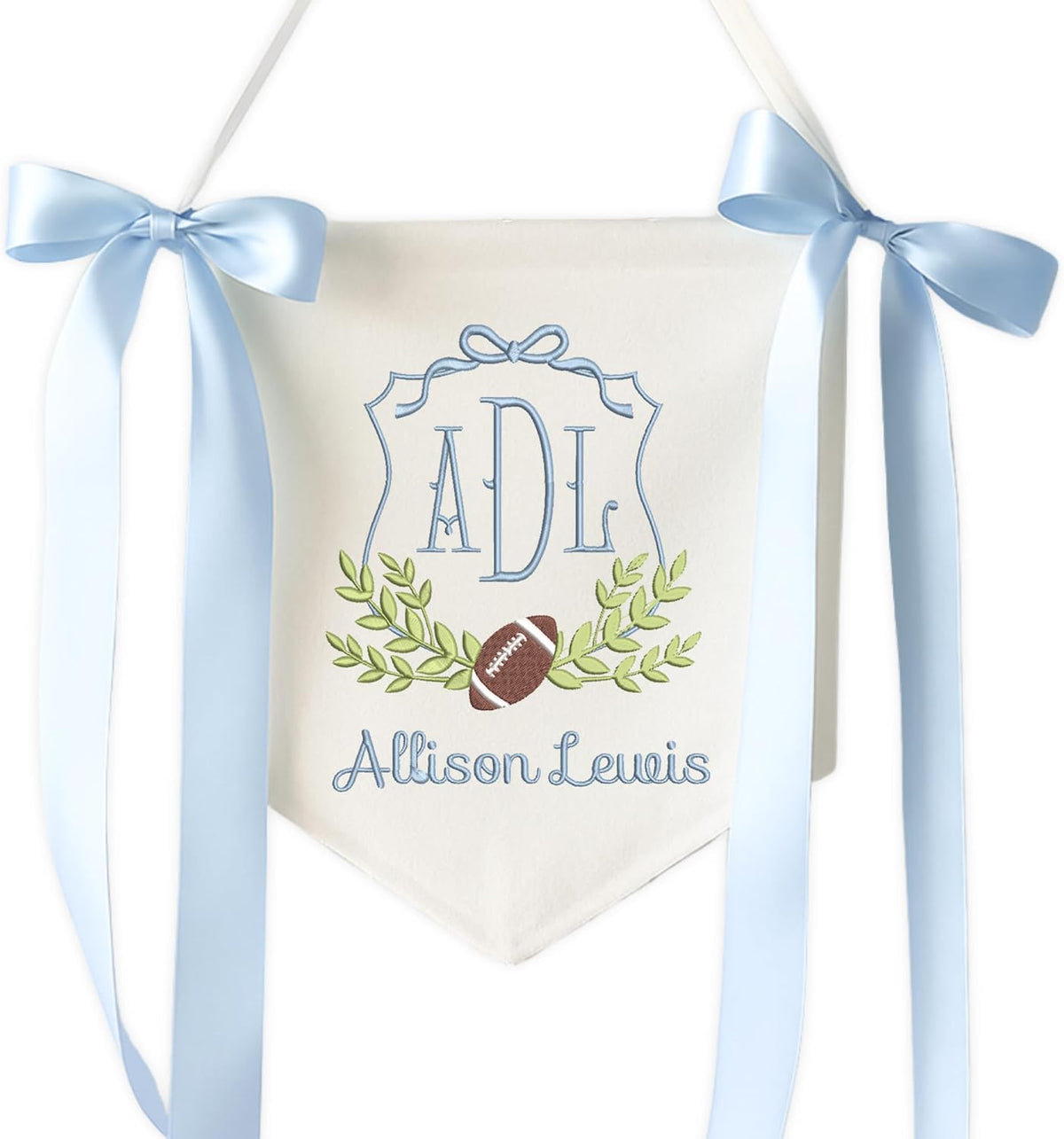 Personalized Embroidered Baby Name Banner — 7