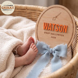 Personalized Wooden Birth Announcement Sign — image 3