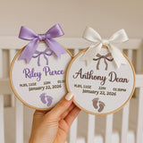 Personalized Embroidered Baby Name Hoop — 12 — image 3