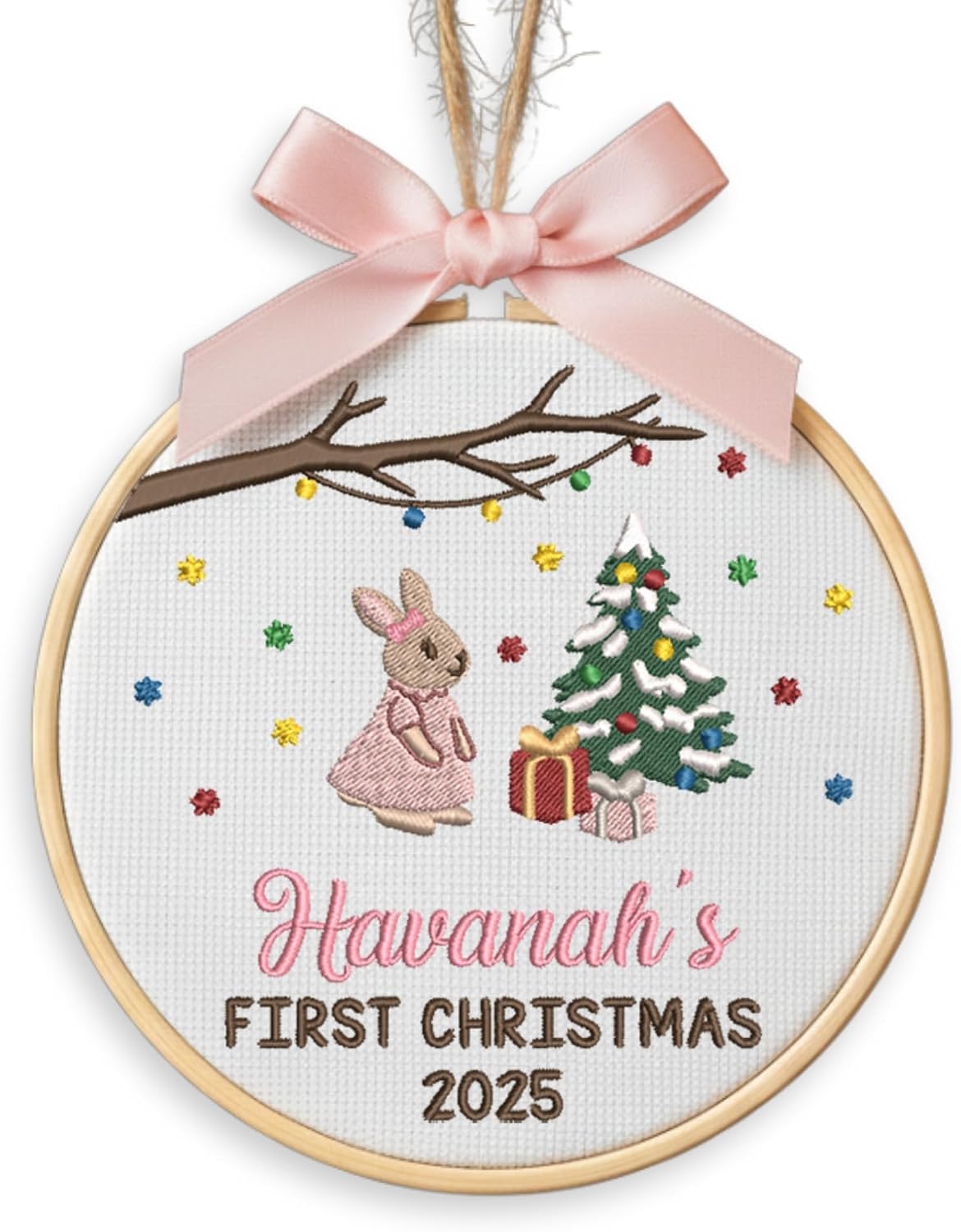 Personalized Baby's First Christmas Ornament — 3