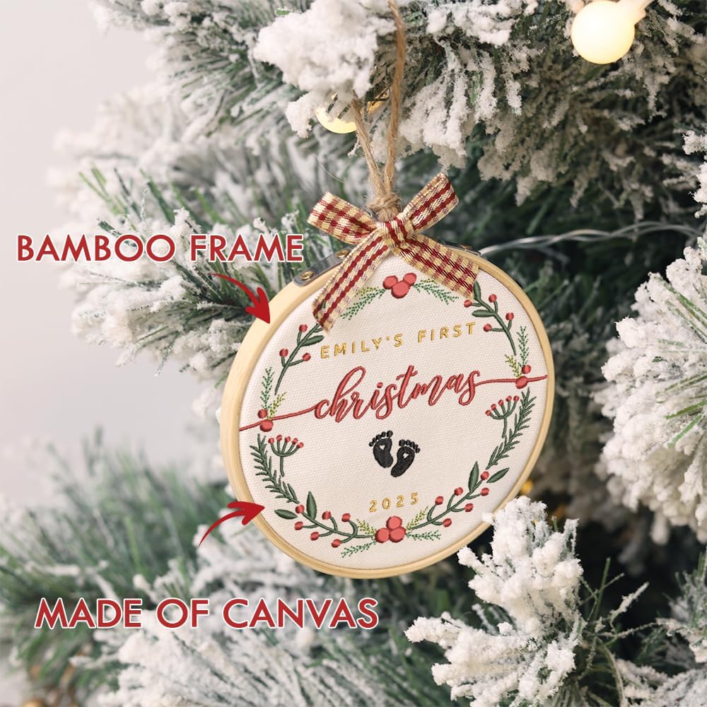 Personalized Baby's First Christmas Ornament — 12 — image 6