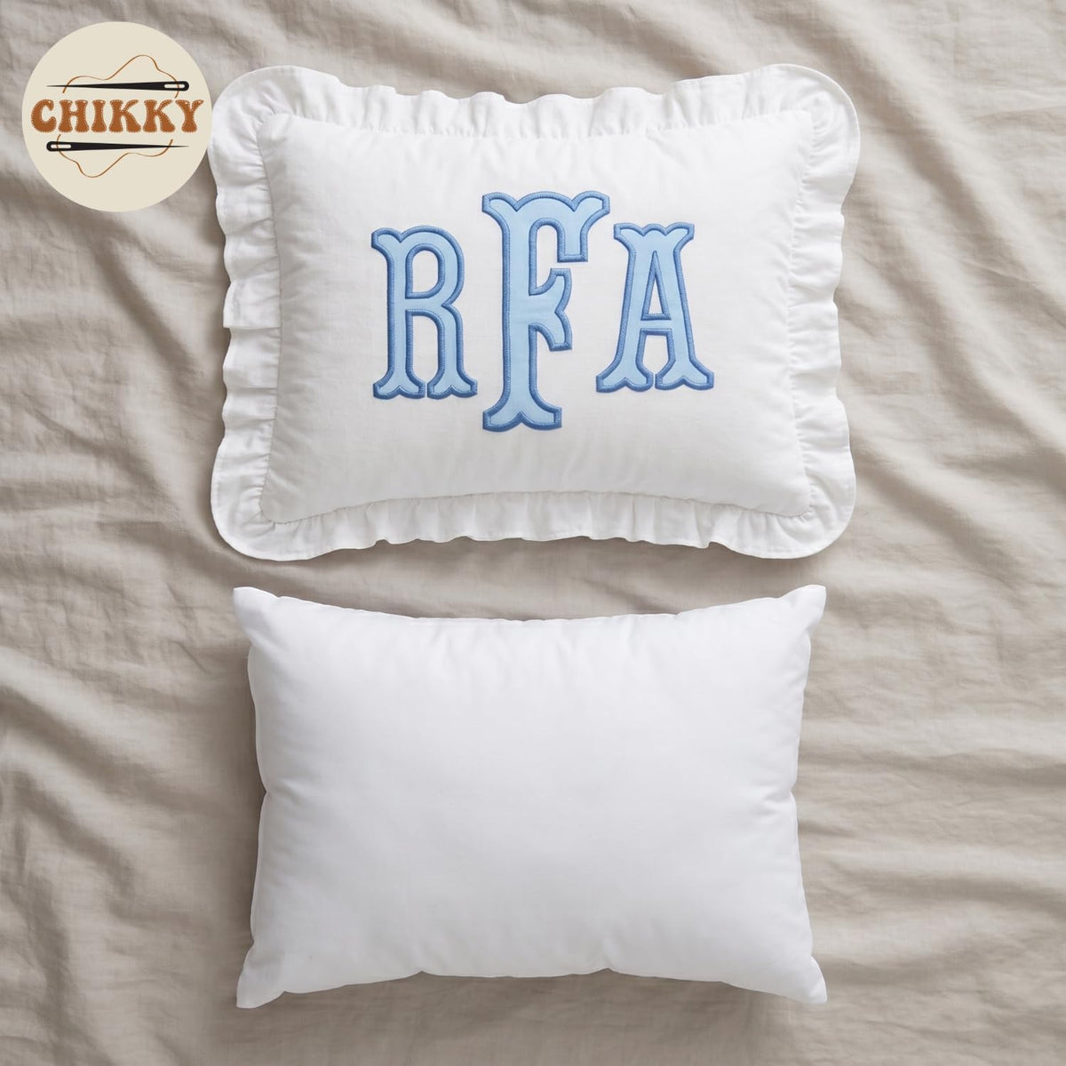 Personalized Embroidered Pillow Cover — image 6