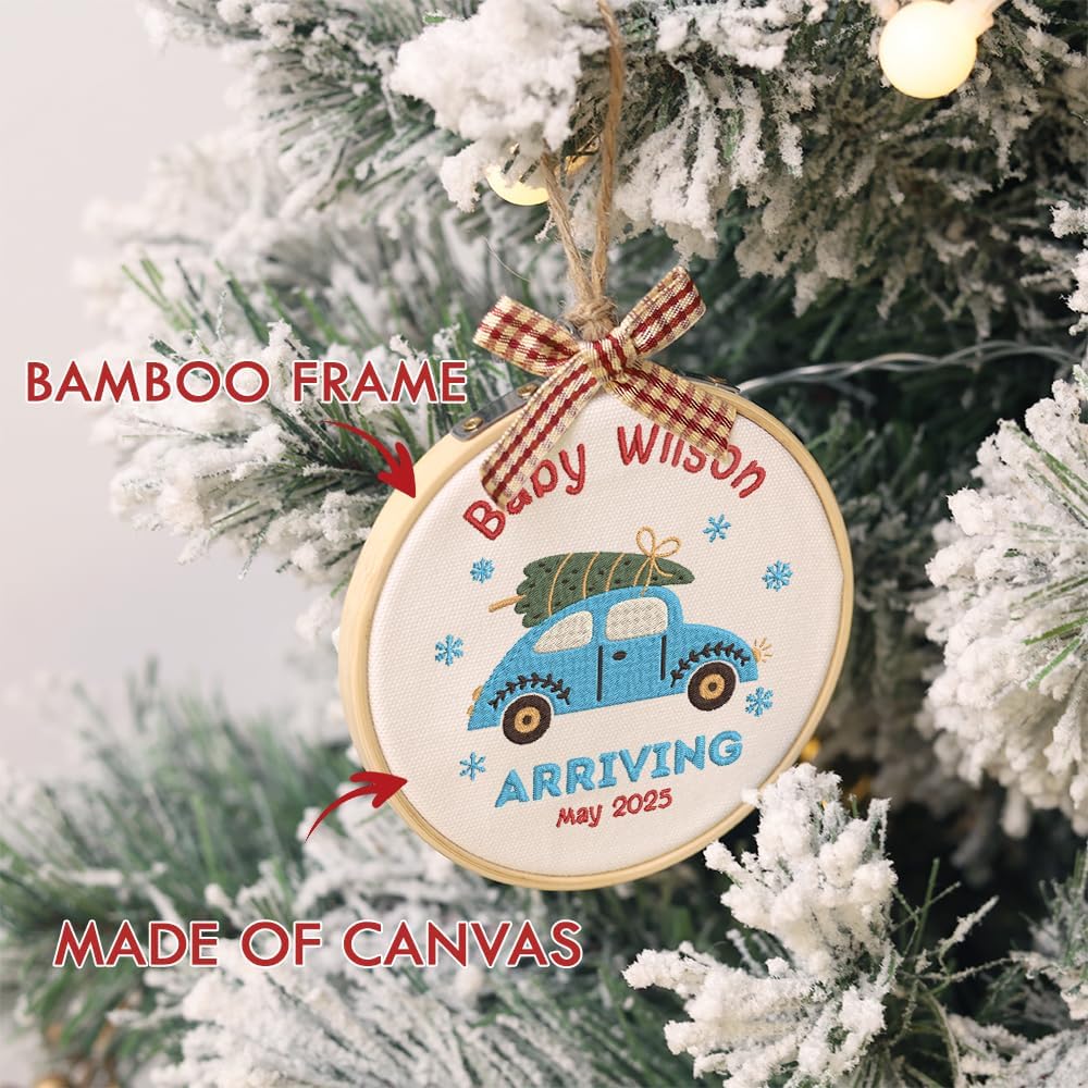 Personalized Baby's First Christmas Ornament — 3 — image 6