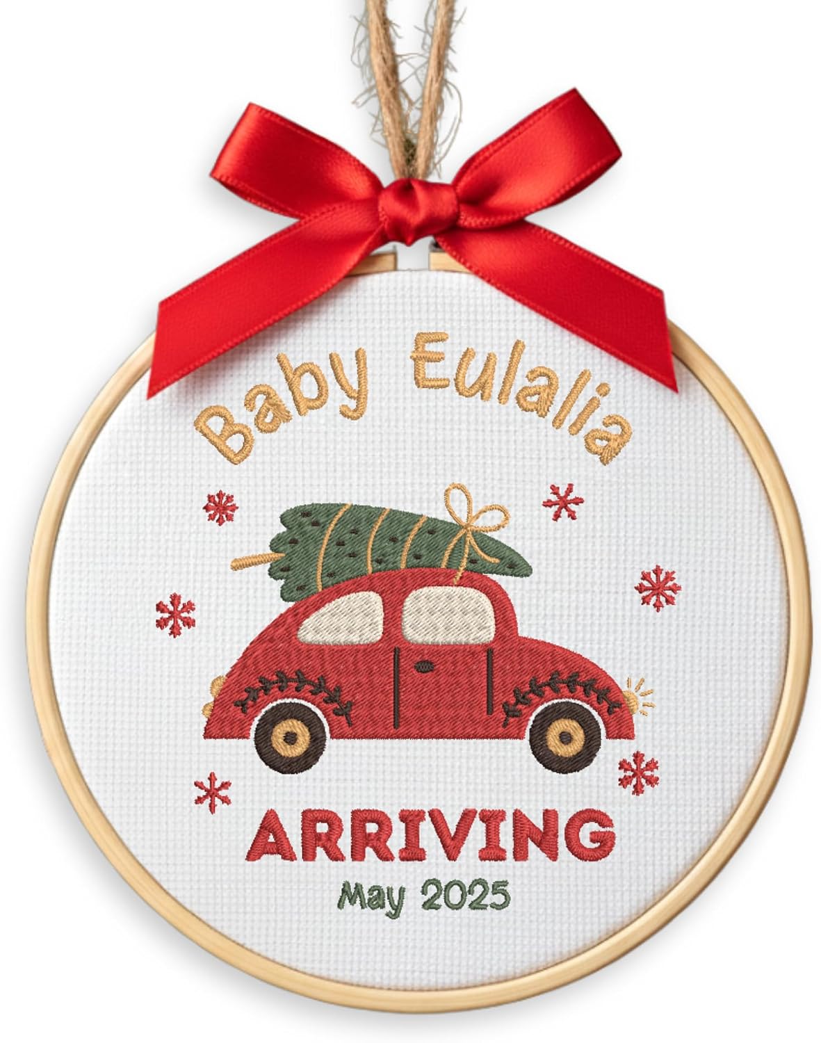 Personalized Baby's First Christmas Ornament — 3
