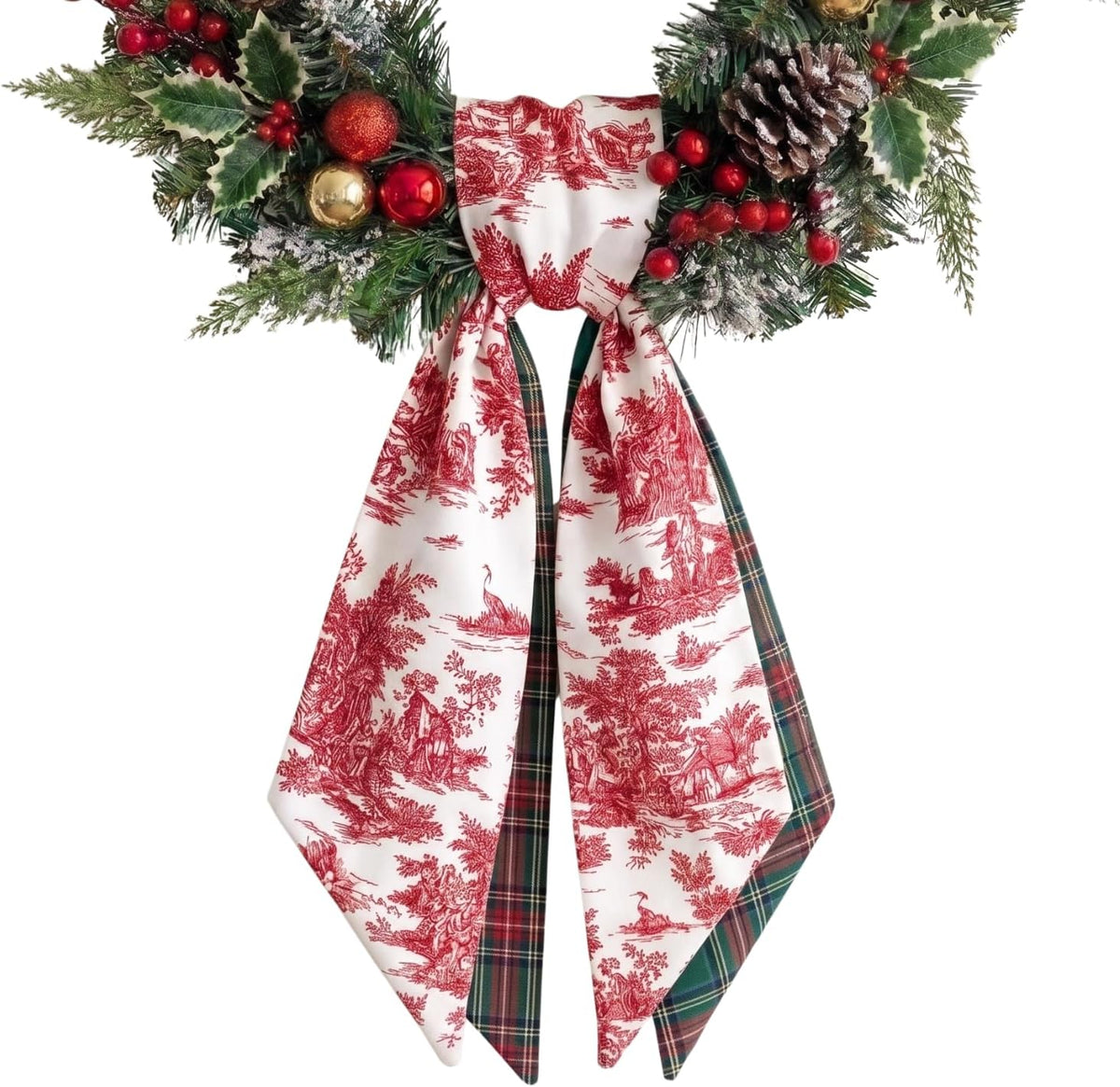 Christmas Personalized Wreath Sash