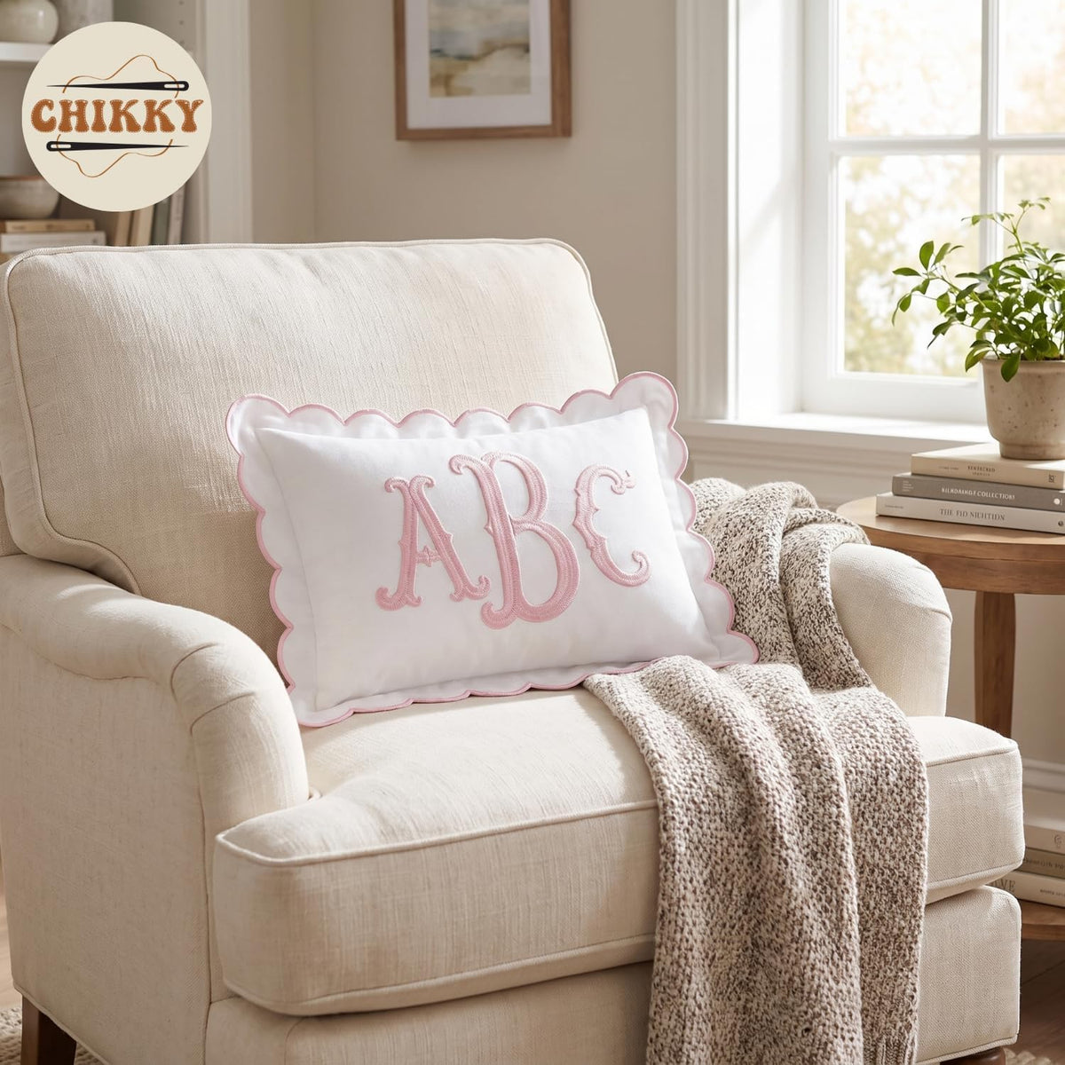 Personalized Embroidered Pillow Cover — 10 — image 5