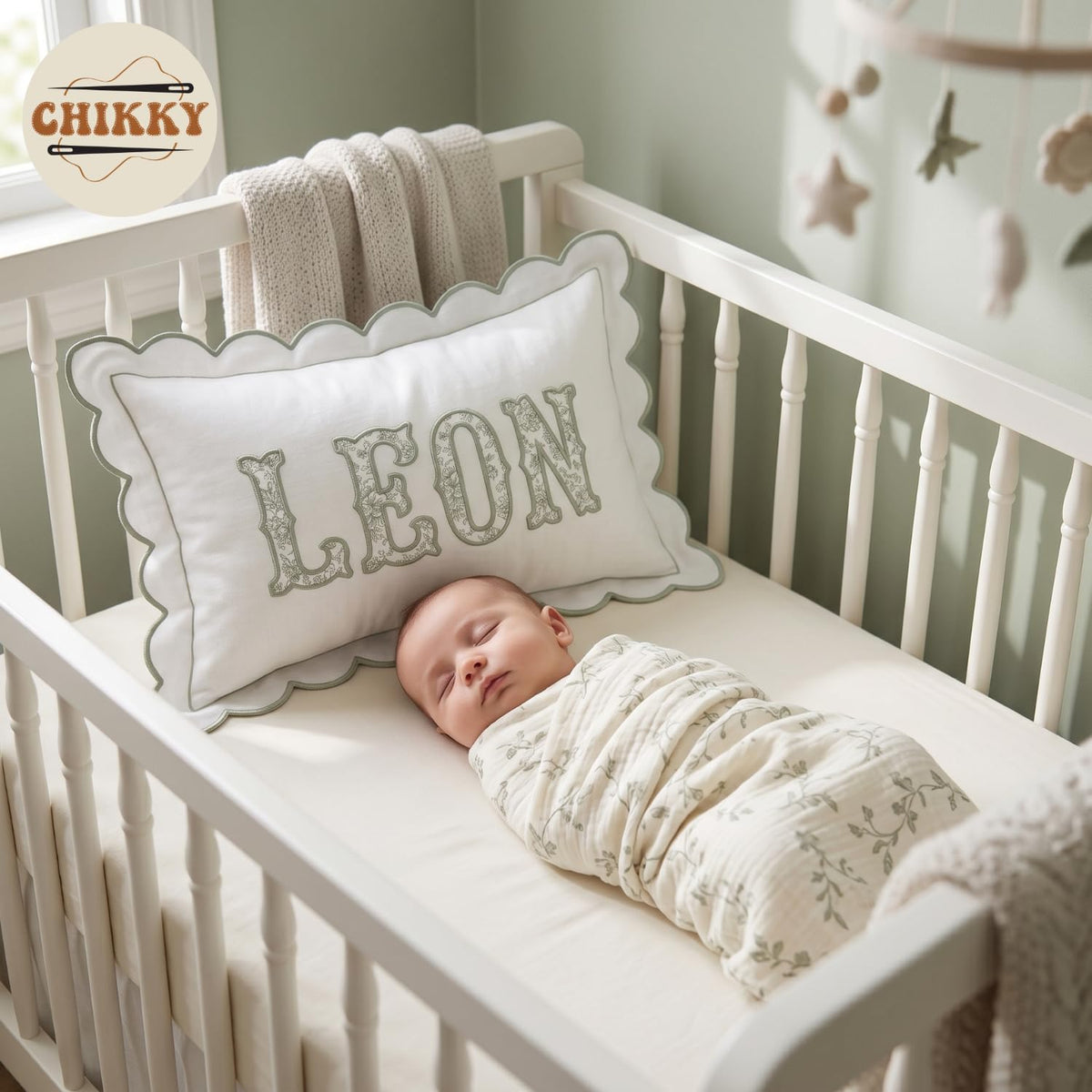 Personalized Embroidered Pillow Cover — 12 — image 2