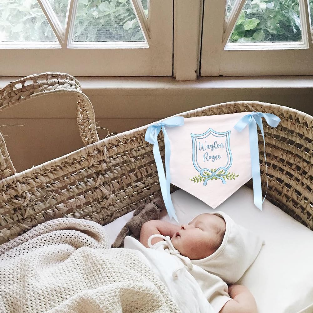Personalized Embroidered Baby Name Banner — 3 — image 4