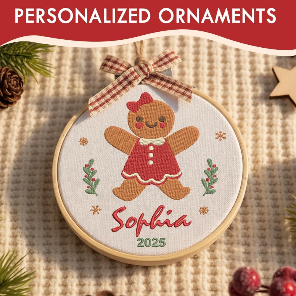 Personalized Baby's First Christmas Ornament — 9 — image 8