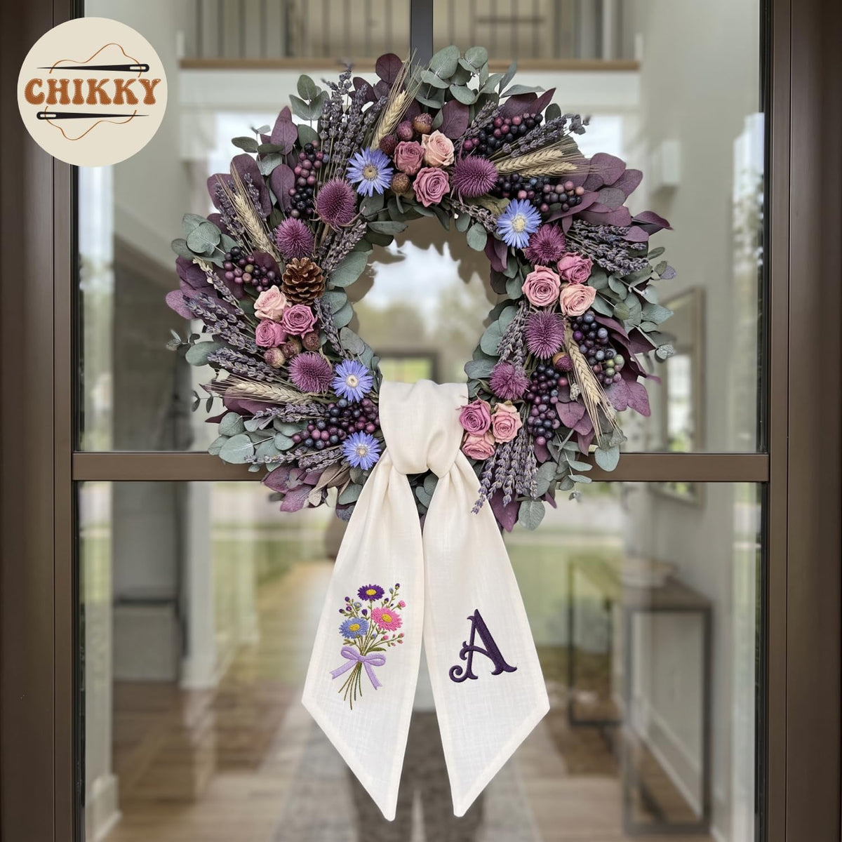Christmas Personalized Wreath Sash — 25 — image 2