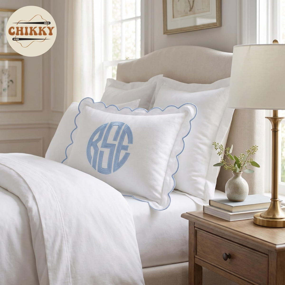 Personalized Embroidered Pillow Cover — 6 — image 4