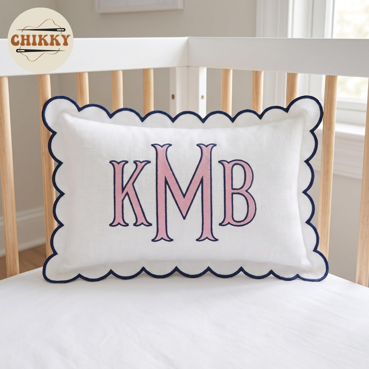 Personalized Embroidered Pillow Cover — image 2