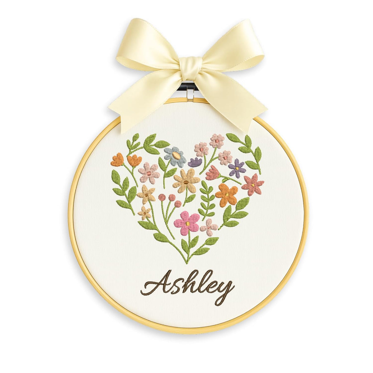 Personalized Embroidered Baby Name Hoop — 5