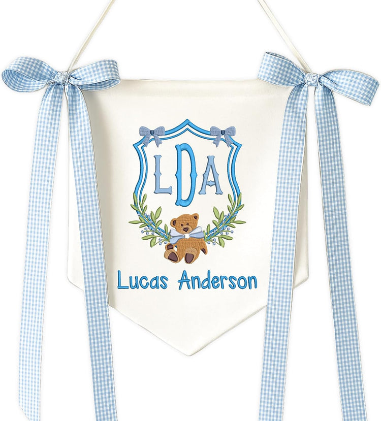 Personalized Embroidered Baby Name Banner — 6