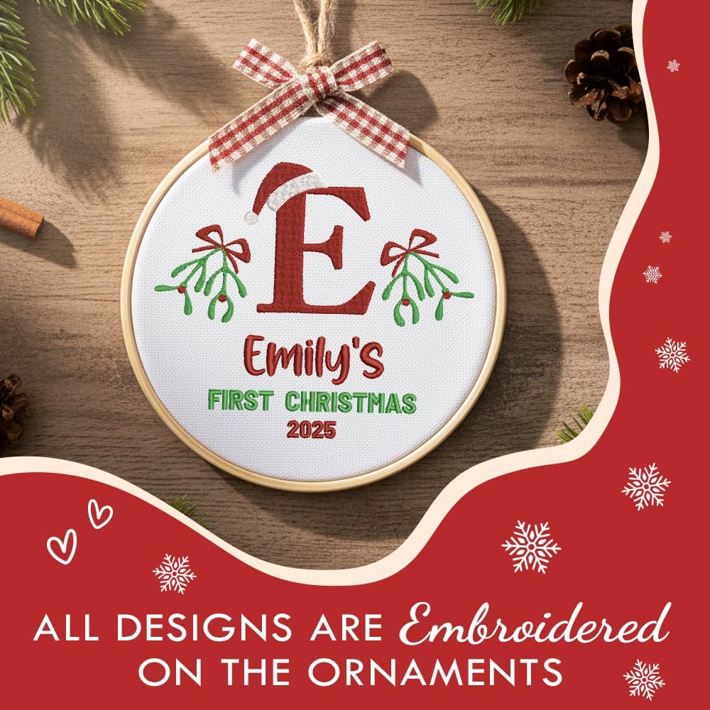Personalized Baby's First Christmas Ornament — 7 — image 4