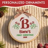 Personalized Baby's First Christmas Ornament — 7 — image 8