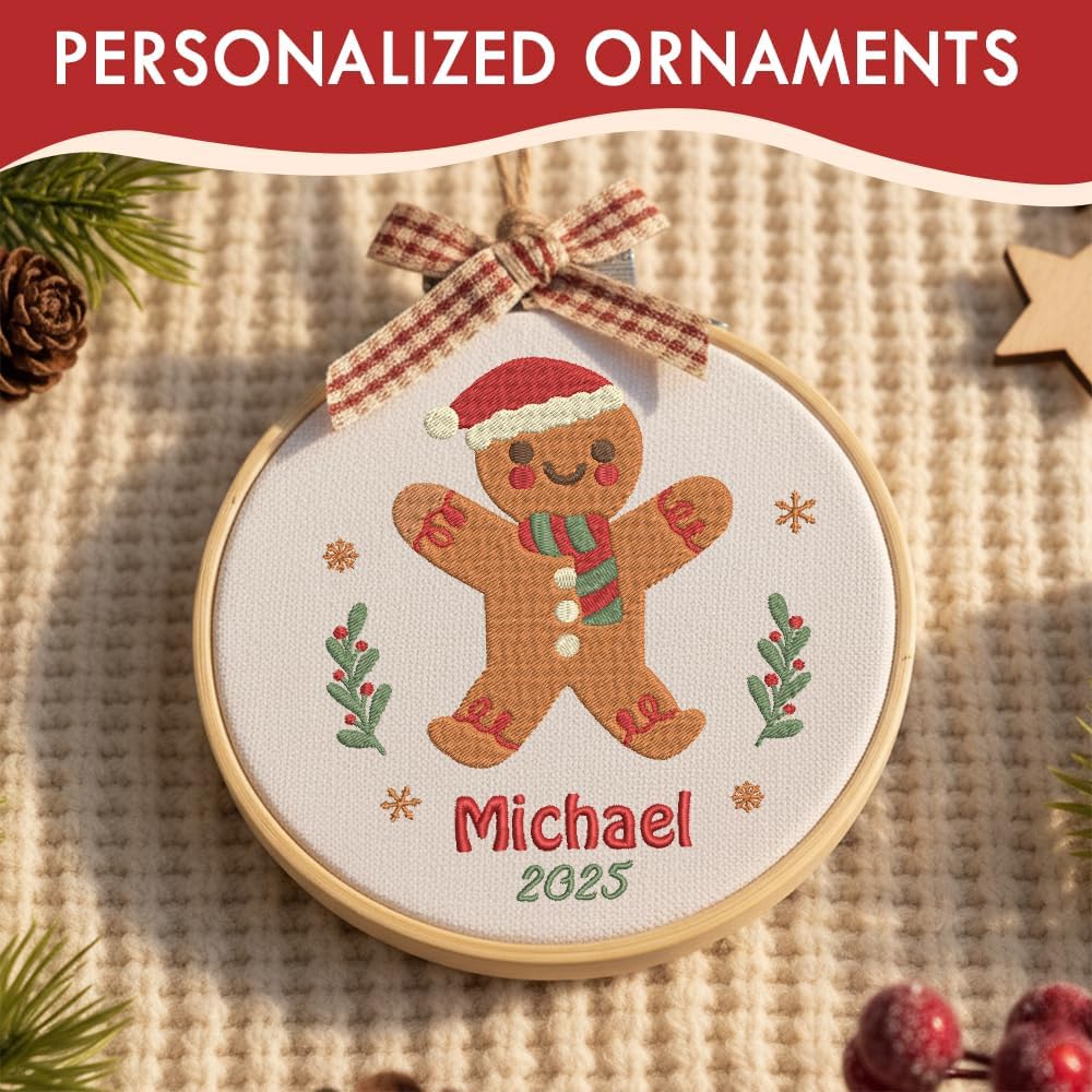 Personalized Baby's First Christmas Ornament — 8 — image 8