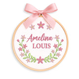 Personalized Embroidered Baby Name Hoop — 2