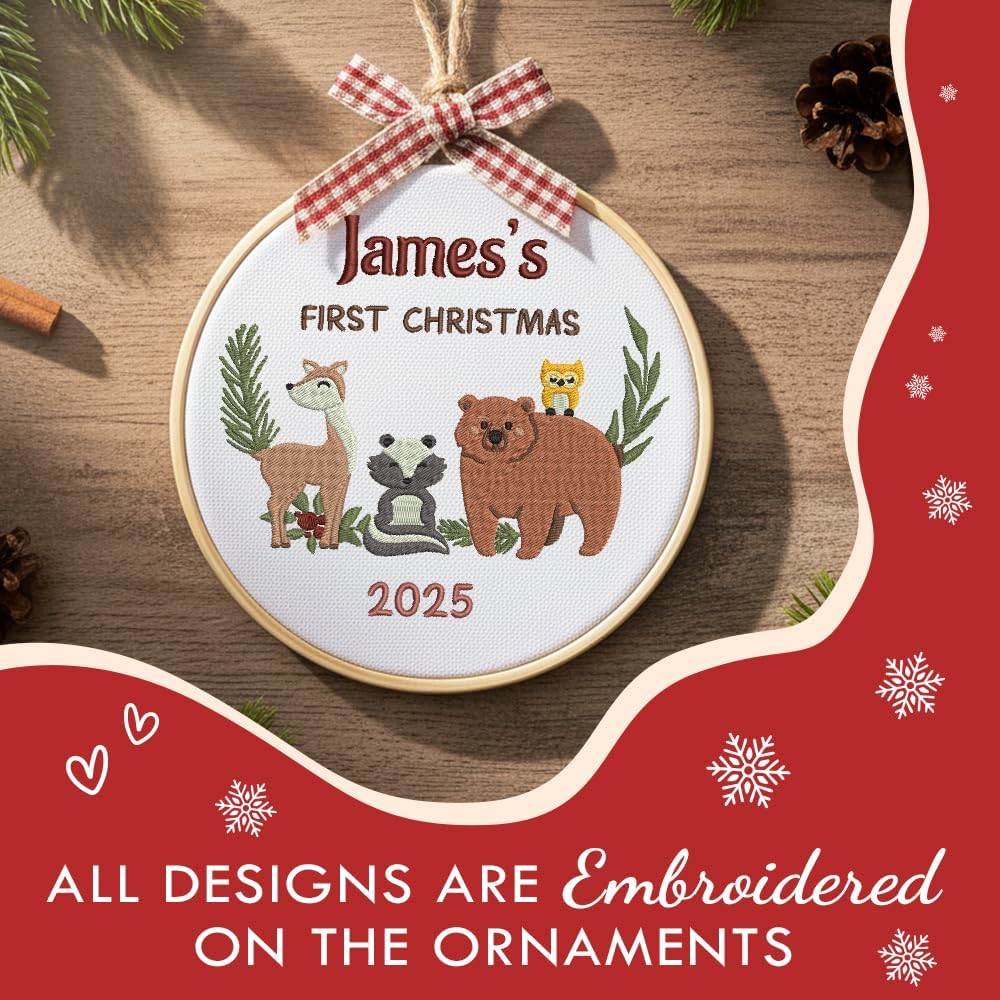 Personalized Baby Name Christmas Ornament — image 4