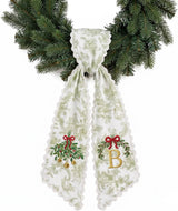 Christmas Personalized Wreath Sash