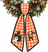 Halloween Personalized Wreath Sash