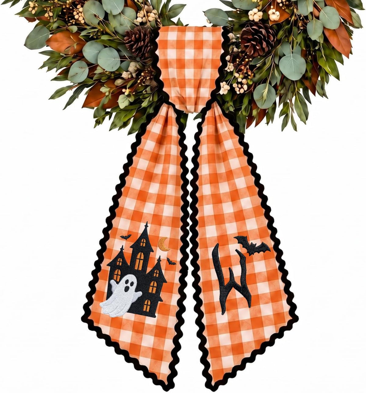 Halloween Personalized Wreath Sash