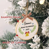 Personalized Baby's First Christmas Ornament — 2 — image 6