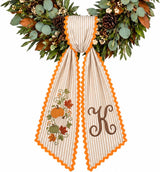 Halloween Personalized Wreath Sash