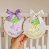 Personalized Embroidered Baby Name Hoop — 2 — image 3