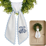 Christmas Personalized Wreath Sash