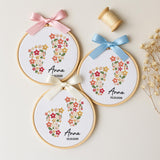 Personalized Embroidered Baby Name Hoop — 16 — image 2