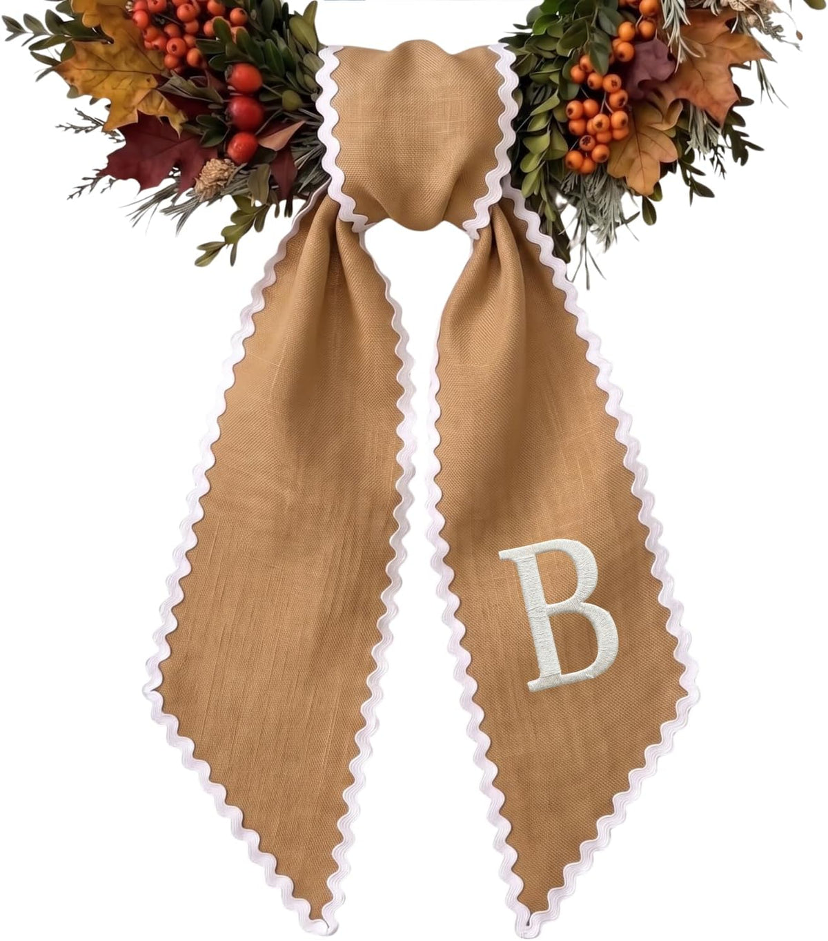 Autumn Personalized Wreath Sash