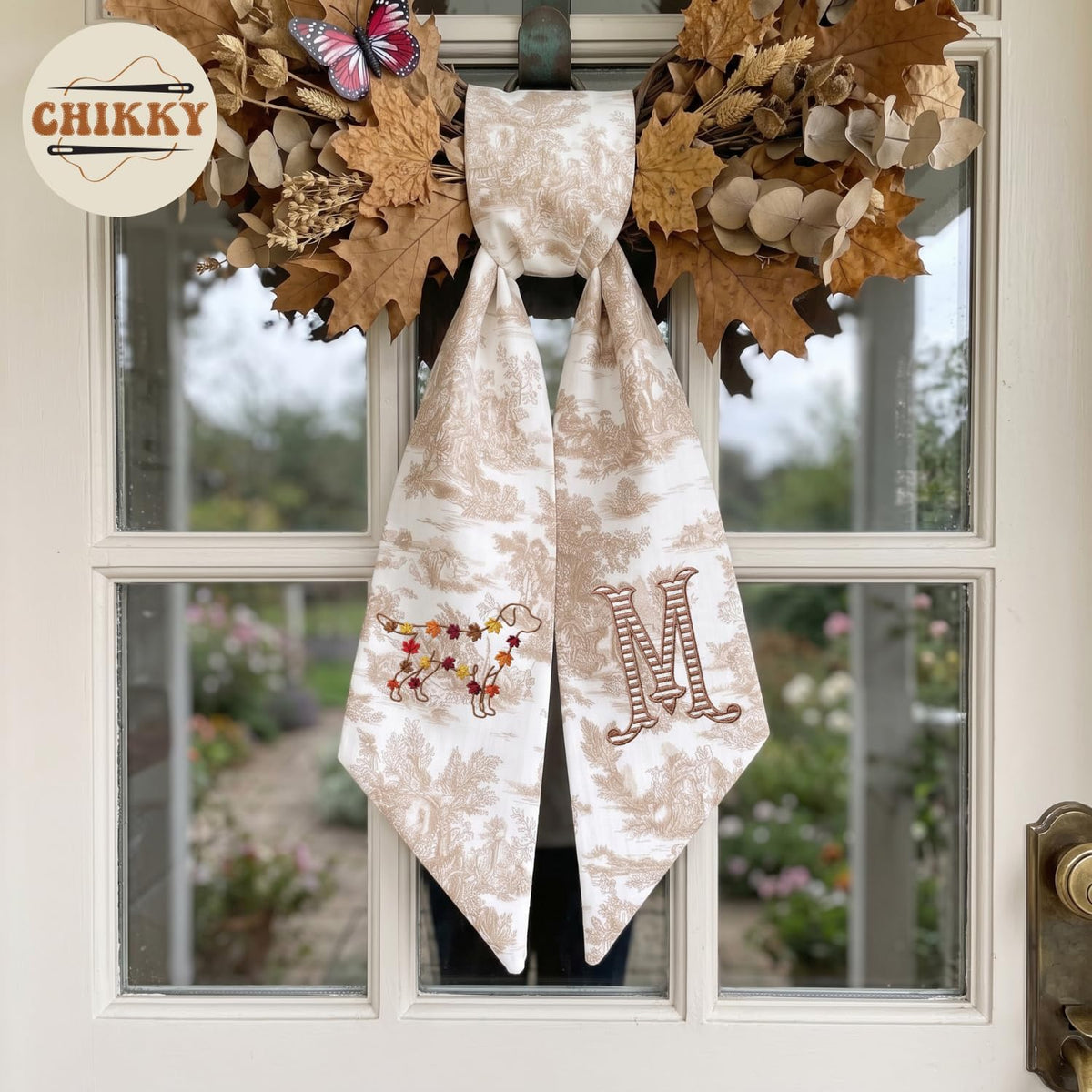 Autumn Personalized Wreath Sash — image 6