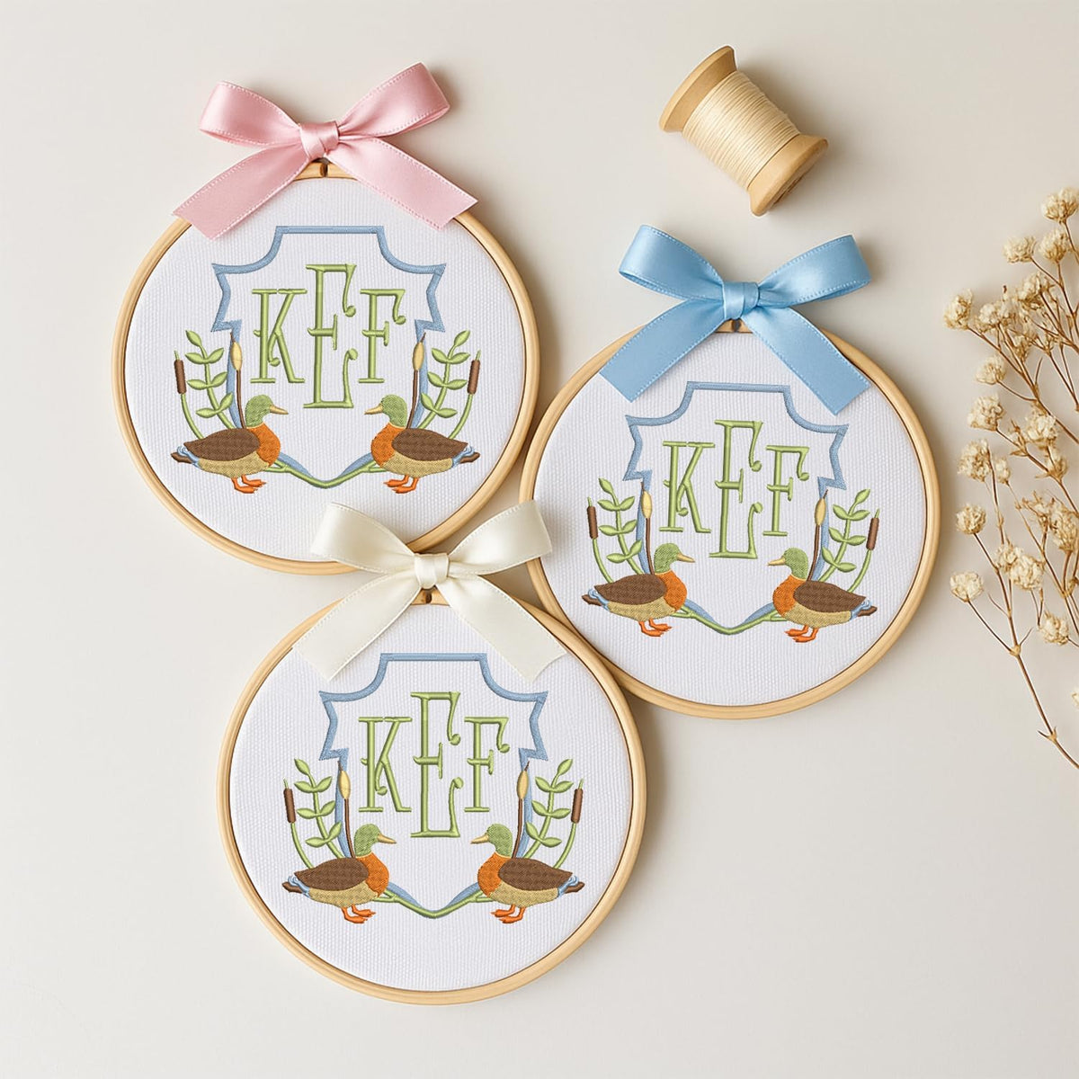 Personalized Embroidered Baby Name Hoop — 11 — image 2