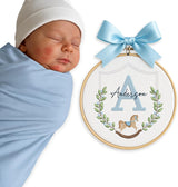 Personalized Embroidered Baby Name Hoop — 3