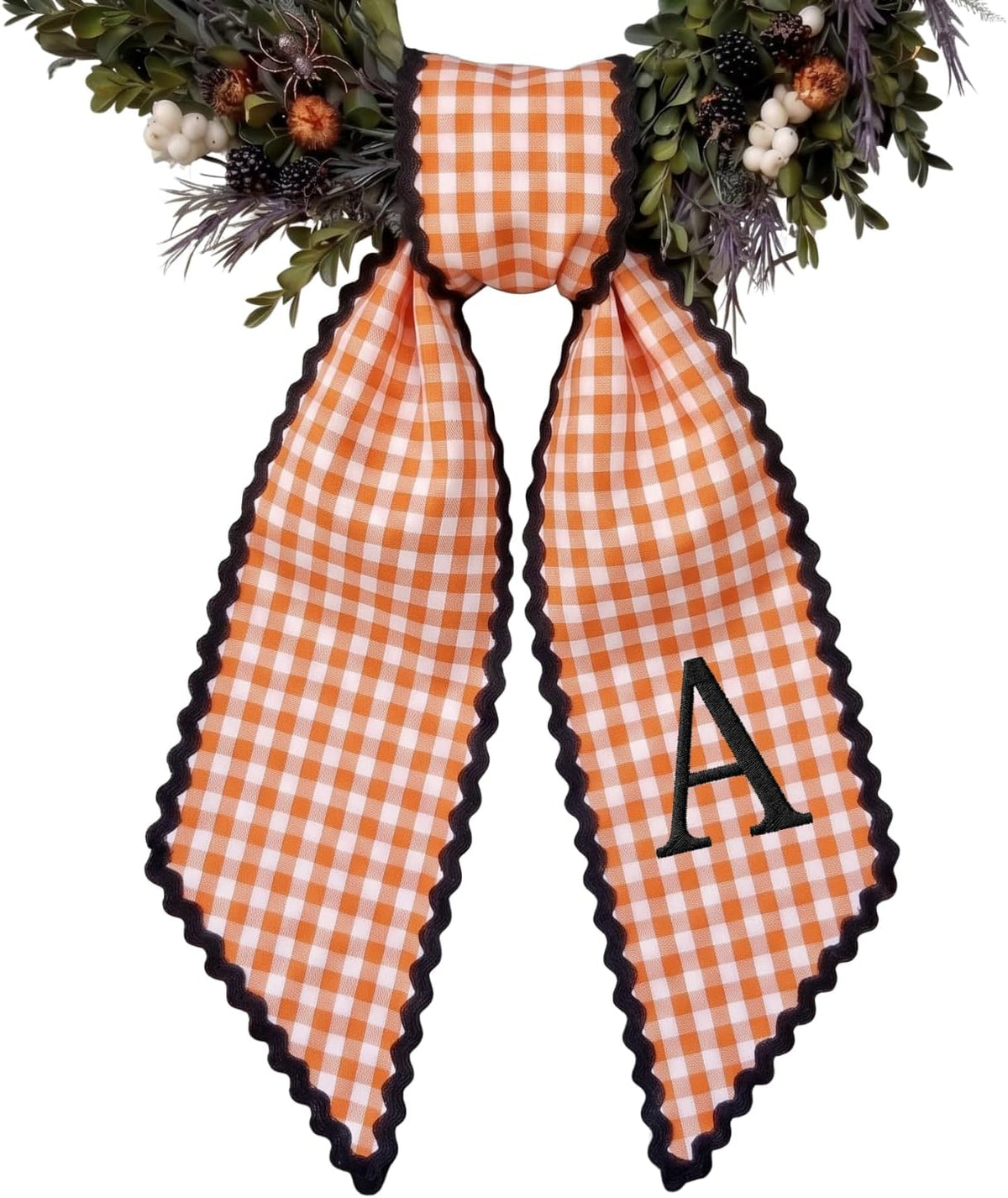 Halloween Personalized Wreath Sash