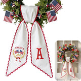 Monogram Personalized Wreath Sash — 8-250 America
