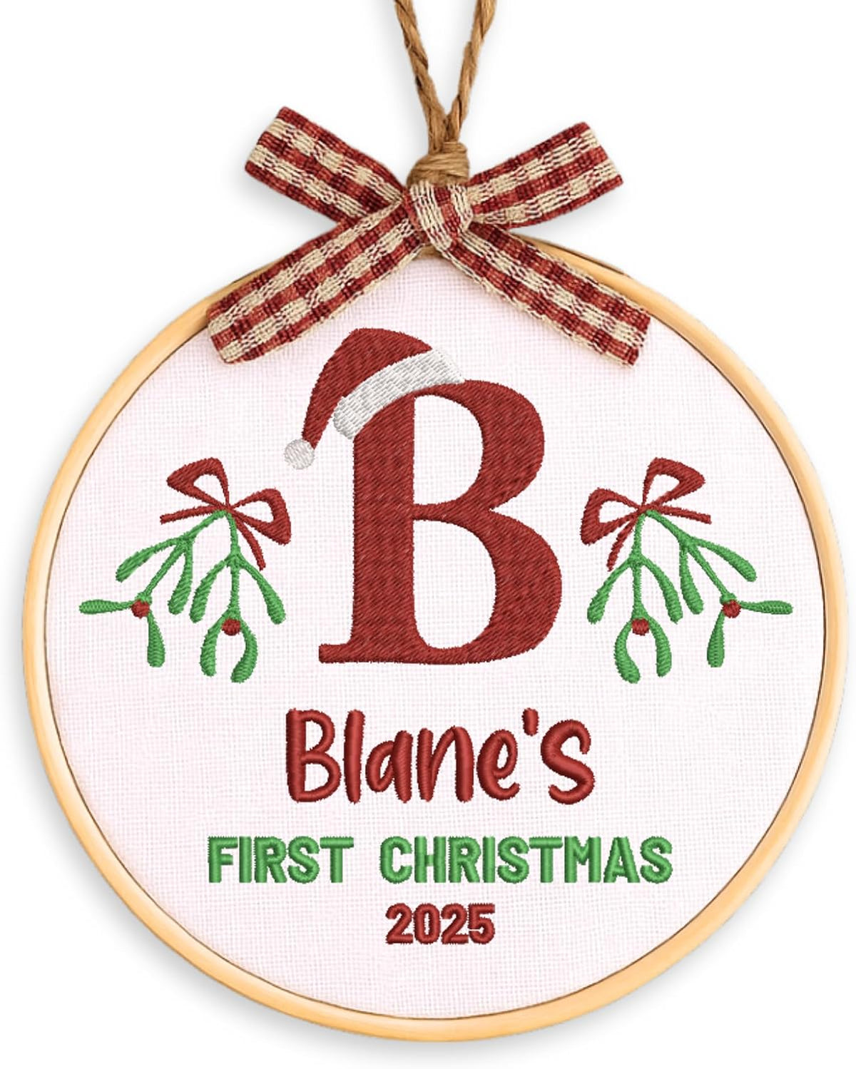 Personalized Baby's First Christmas Ornament — 7
